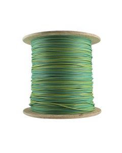 Cable ligero color verde 14 AWG, 500m