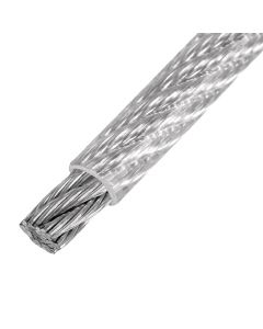 Cable acero flexible 7x19 hilos 1/8" recubierto pvc, 75 m