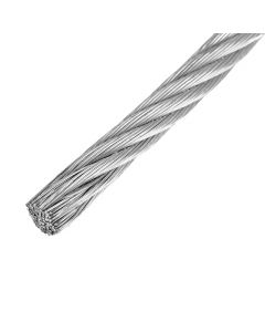 Cable acero rígido 7x7 hilos  1/16", 75m