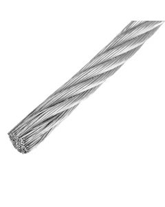 Cable acero rígido 7x7 hilos  3/32", 75m