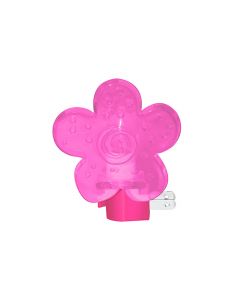 Lámpara de noche, figura flor rosa 4W