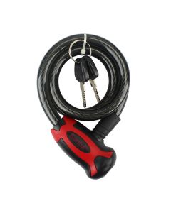 Candado de cable 1/2" de llave para uso rudo